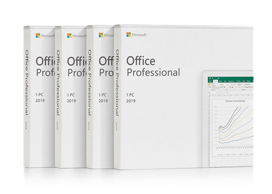 Microsoft Office originale 2019 pro più la garanzia di tempo di vita della carta chiave della licenza