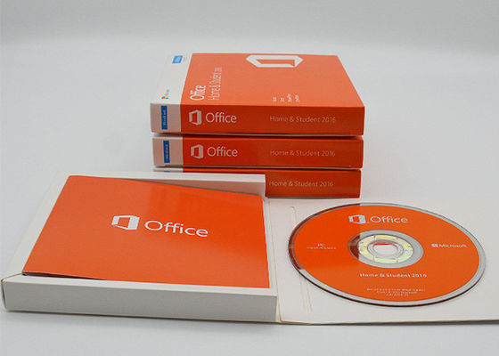 Multi casa di Microsoft Office 2016 di lingua e DVD KeyCard di Retail With dello studente