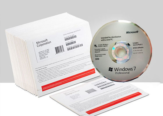 Chiave della licenza di vittoria 7 inglesi del pacchetto di DVD del sistema operativo di Windows 7 di versione pro