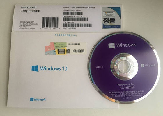 Sistema operativo Microsoft originale Windows 7 Pro OEM COA adesivo
